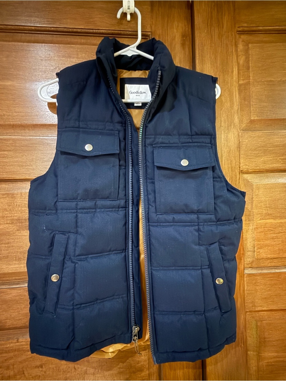 Goodfellow & Co Navy Quilted Puffer Vest